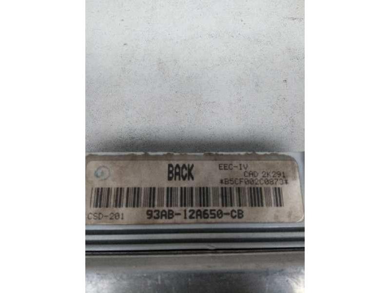 Recambio de centralita motor uce para ford orion referencia OEM IAM 93AB12A650CB BACK 
