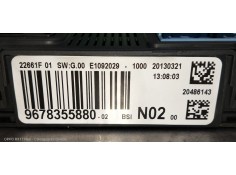 Recambio de caja reles / fusibles para citroen c-elysée exclusive referencia OEM IAM 9678355880 20486143  2