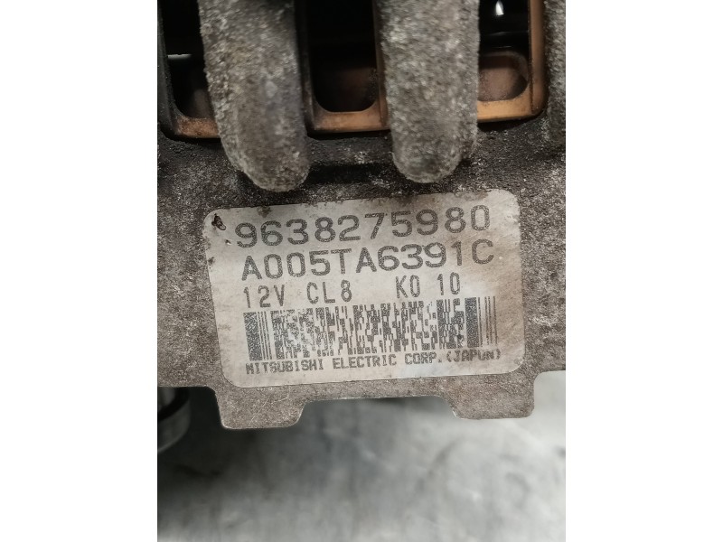 Recambio de alternador para citroen xsara berlina 1.6i 16v exclusive referencia OEM IAM 9638275980 A005TA6391C 