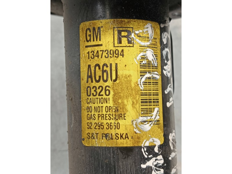 Recambio de amortiguador delantero derecho para opel zafira tourer excellence referencia OEM IAM 13473994 522953660 