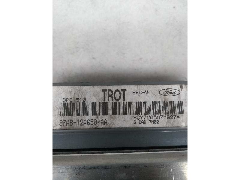 Recambio de centralita motor uce para ford escort berlina/turnier 1.8 turbodiesel cat referencia OEM IAM 97AB12A650AA TROT  Recambio de centralita motor uce para ford escort berlina/turnier 1.8 turbodiesel cat referencia OEM IAM 97AB12A650AA TROT