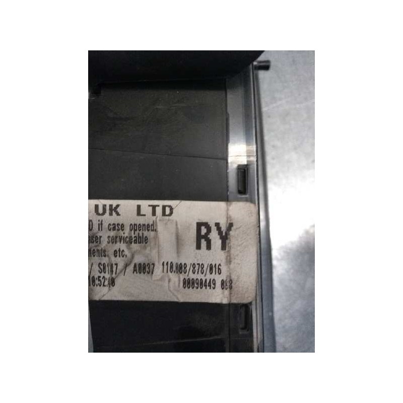 Recambio de cuadro instrumentos para mg rover serie 75 (rj) 2.0 16v cdt referencia OEM IAM 110008878016 RY YAC110417 