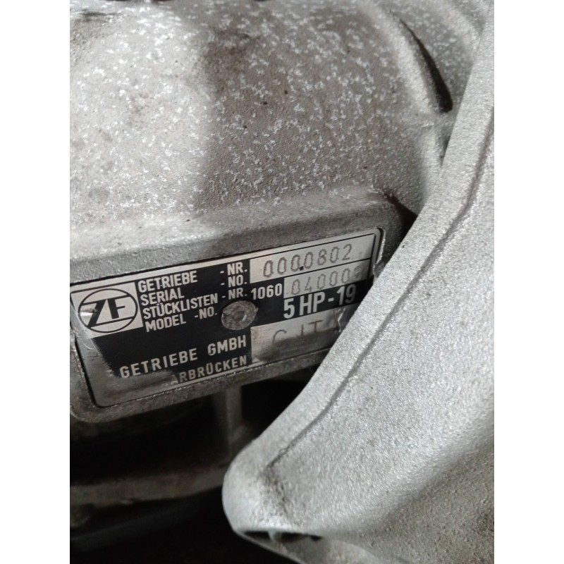 Recambio de caja cambios para audi a8 (d2) 3.7 quattro referencia OEM IAM CJT 5HP19 1060040003 0000802 AUTOMATICA