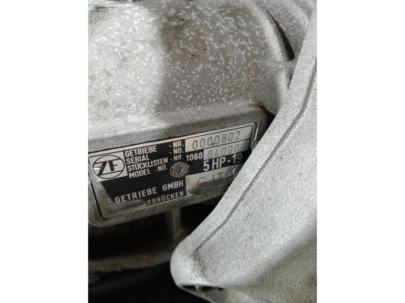 Recambio de caja cambios para audi a8 (d2) 3.7 quattro referencia OEM IAM CJT 5HP19 1060040003 0000802 AUTOMATICA