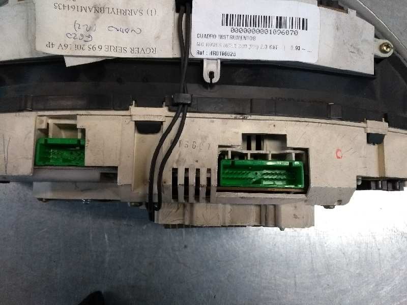 Recambio de cuadro instrumentos para mg rover serie 600 (rh) 2.0 cat referencia OEM IAM HR0166025 SN7 78100 G620