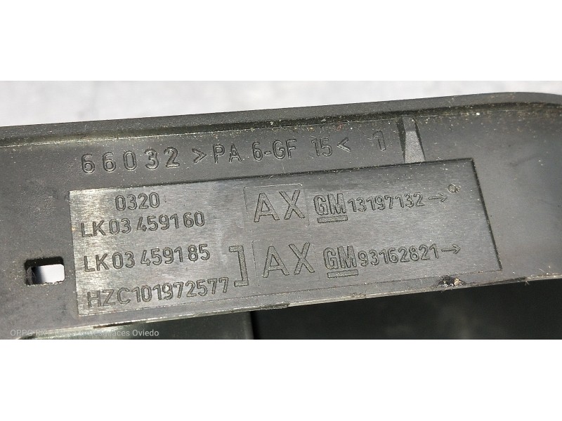 Recambio de mando elevalunas delantero derecho para opel zafira b cosmo referencia OEM IAM   5P