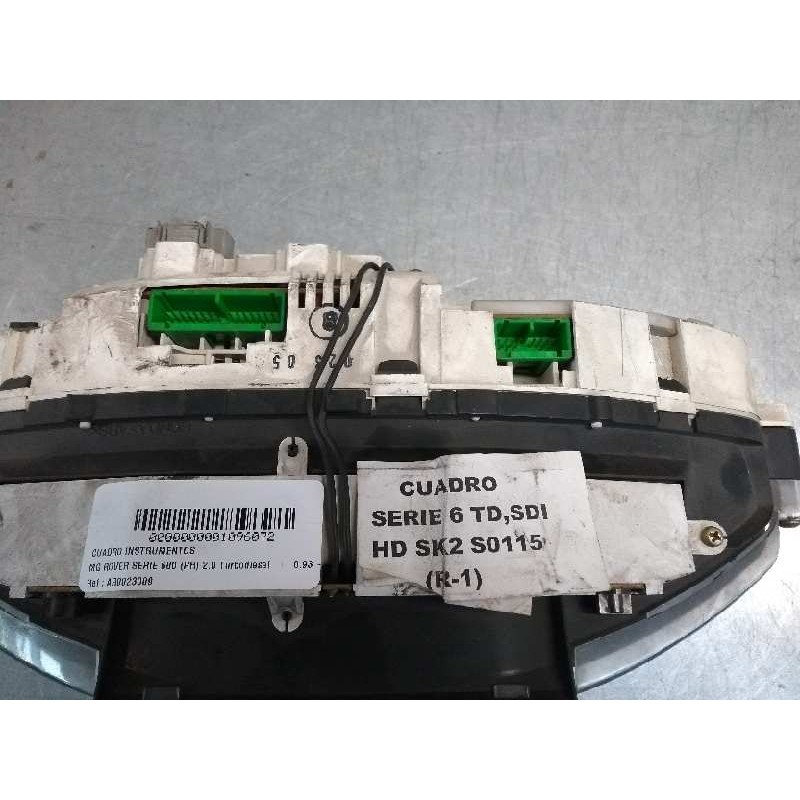 Recambio de cuadro instrumentos para mg rover serie 600 (rh) 2.0 turbodiesel referencia OEM IAM AR0023009 HD S0115 YAC106690PMJ