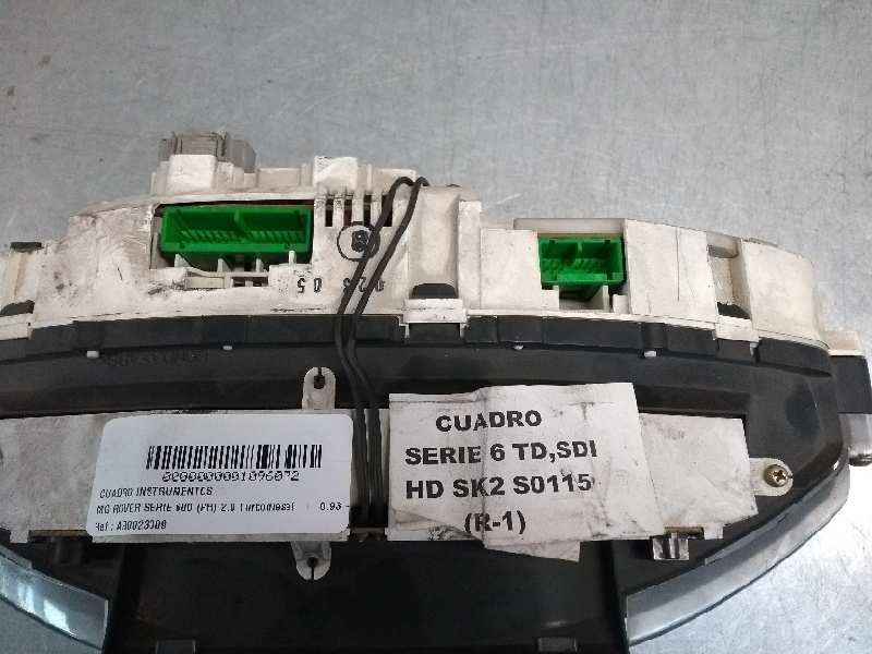 Recambio de cuadro instrumentos para mg rover serie 600 (rh) 2.0 turbodiesel referencia OEM IAM AR0023009 HD S0115 YAC106690PMJ