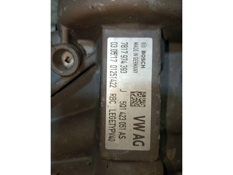 Recambio de cremallera direccion para audi a3 sportback (8vf) basic e-tron referencia OEM IAM 7817974393 5Q1423051AS 