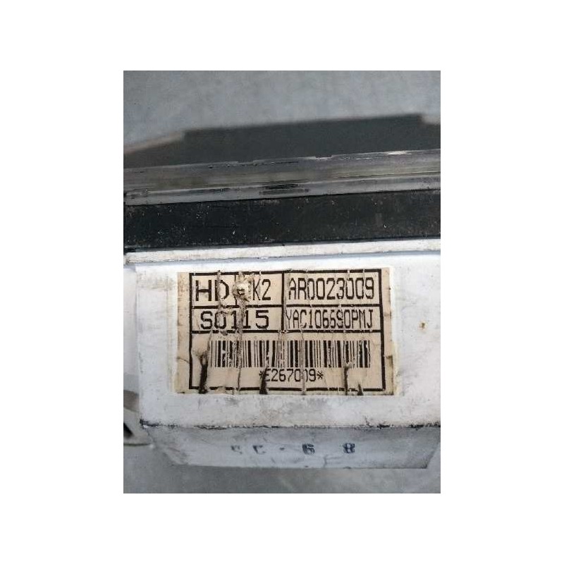 Recambio de cuadro instrumentos para mg rover serie 600 (rh) 2.0 turbodiesel referencia OEM IAM AR0023009 HD S0115 YAC106690PMJ