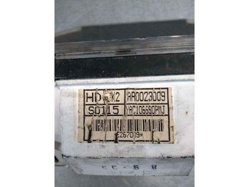 Recambio de cuadro instrumentos para mg rover serie 600 (rh) 2.0 turbodiesel referencia OEM IAM AR0023009 HD S0115 YAC106690PMJ