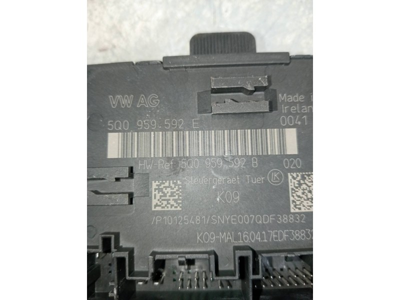 Recambio de modulo electronico para audi a3 sportback (8vf) basic e-tron referencia OEM IAM 5Q0959592E 5Q0959592B 