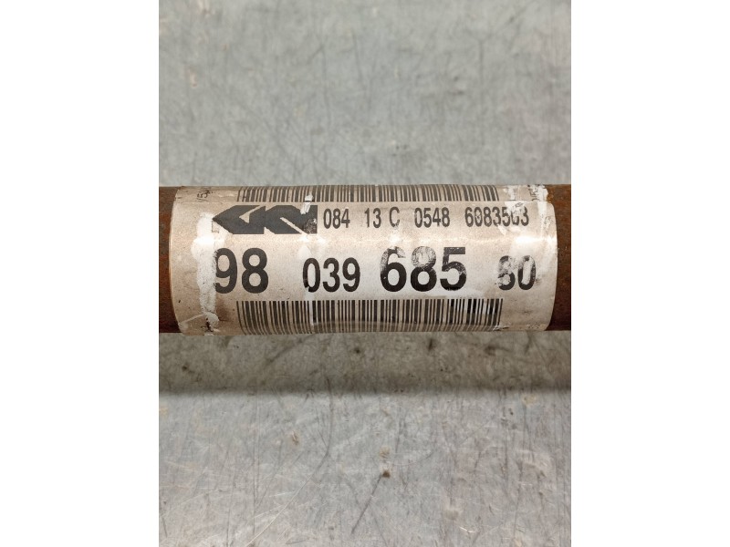 Recambio de transmision delantera derecha para citroen c-elysée exclusive referencia OEM IAM 9803968580  