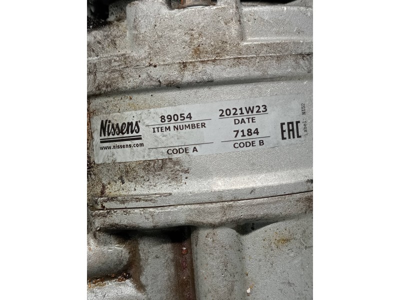 Recambio de compresor aire acondicionado para audi a8 (d2) 3.7 quattro referencia OEM IAM 89054 7184 NISSENS
