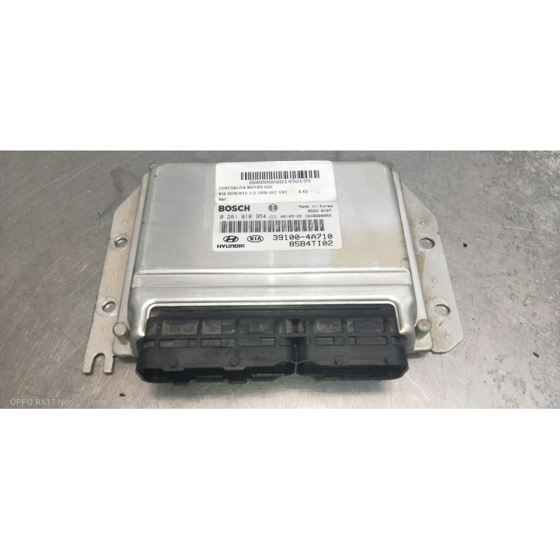 Recambio de centralita motor uce para kia sorento 2.5 crdi vgt ex1 referencia OEM IAM 391004A710 85B4TI02 0281010954