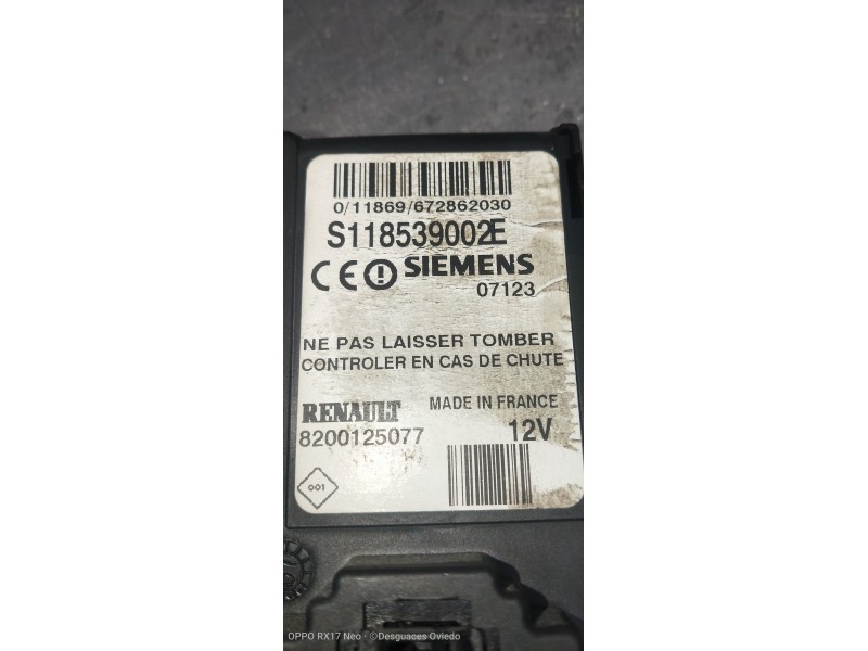 Recambio de conmutador de arranque para renault scenic ii grand expression referencia OEM IAM 8200125077 S118539002E 