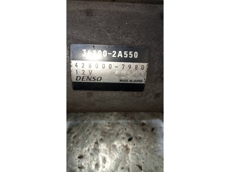 Recambio de motor arranque para kia sportage drive 4x2 referencia OEM IAM   