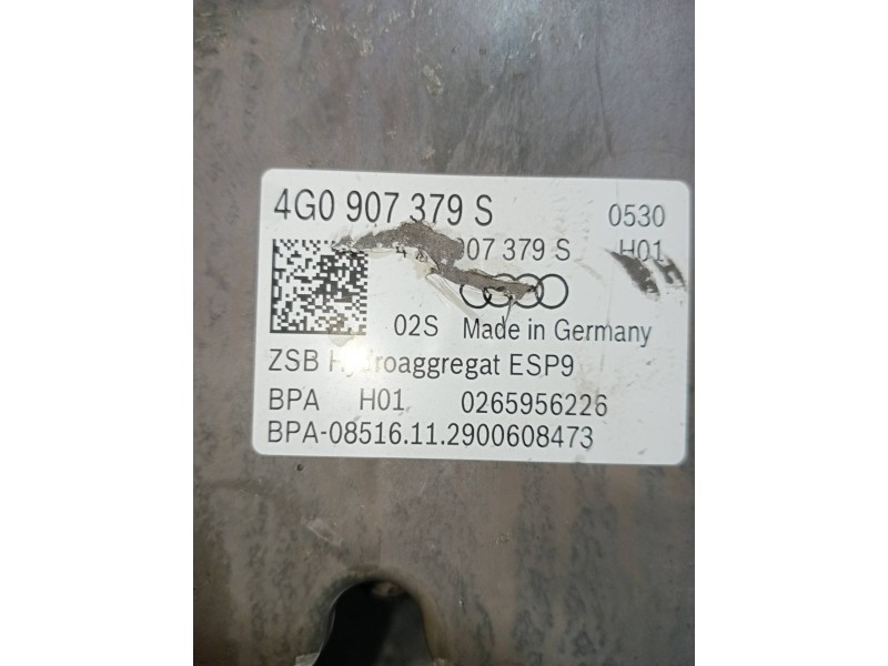 Recambio de abs para audi a6 avant (4gd) 2.0 tdi ultra referencia OEM IAM 0265254424 4G0614517AK 4G0907379S 
