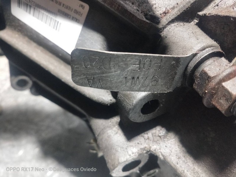 Recambio de caja cambios para ford fiesta berlina 1.25 16v cat referencia OEM IAM 97WTYA FOF 8D20 
