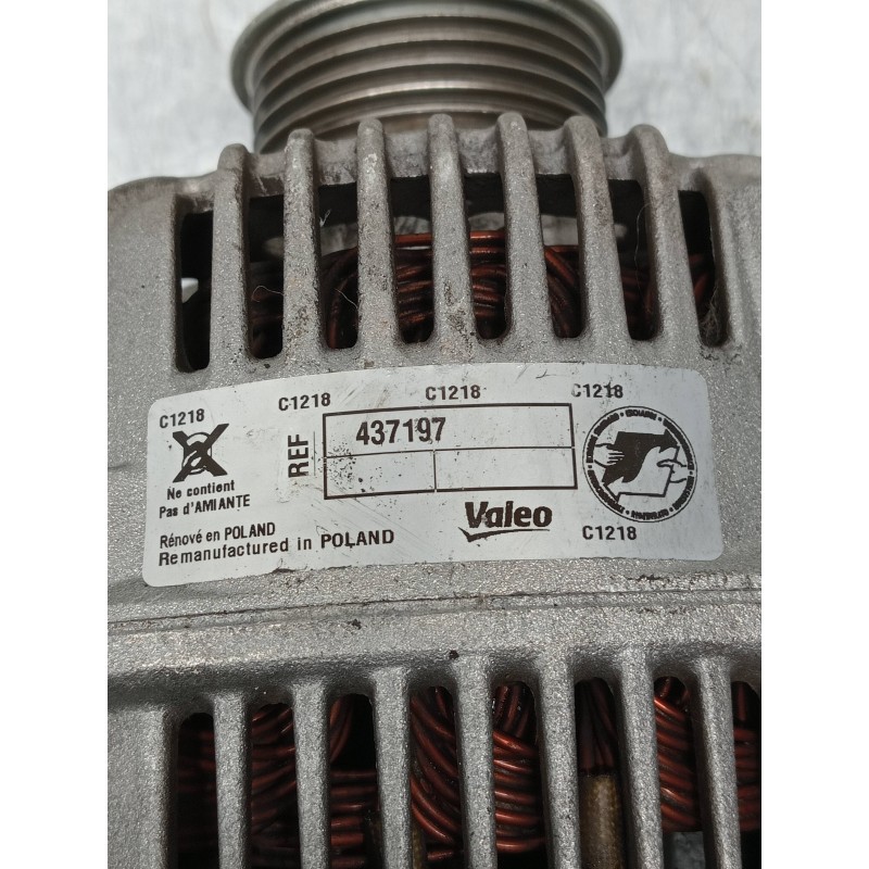 Recambio de alternador para renault megane i fase 2 berlina (ba0) 1.9 d rt referencia OEM IAM 437197 H542326R 