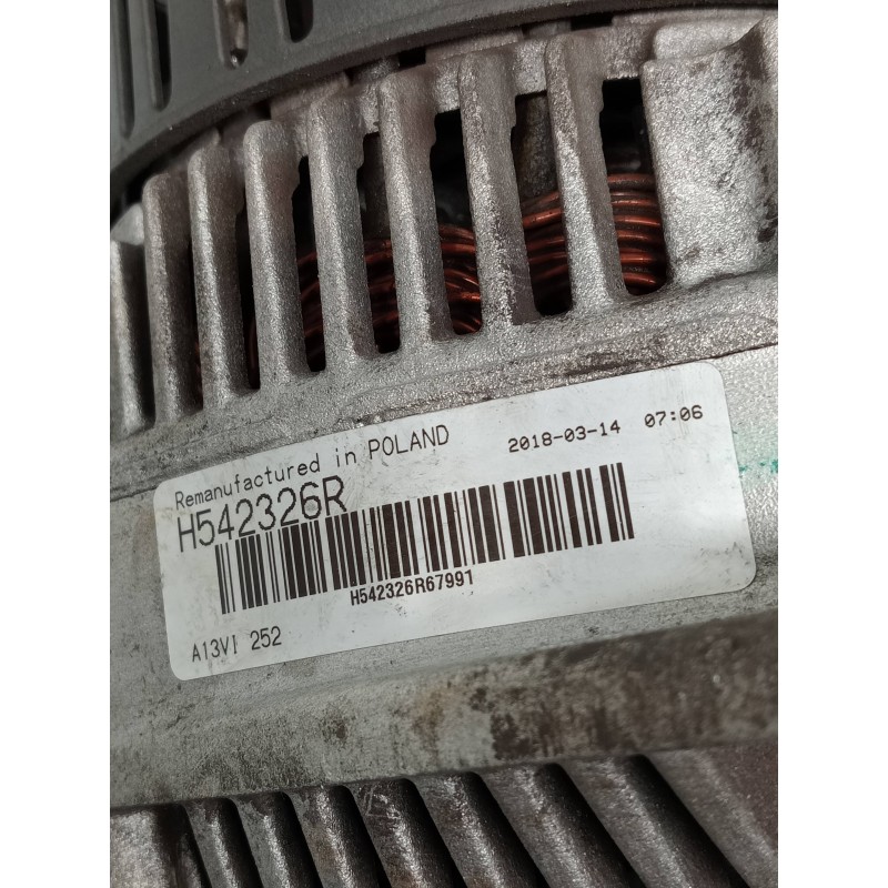 Recambio de alternador para renault megane i fase 2 berlina (ba0) 1.9 d rt referencia OEM IAM 437197 H542326R 