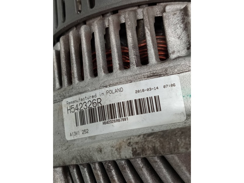 Recambio de alternador para renault megane i fase 2 berlina (ba0) 1.9 d rt referencia OEM IAM 437197 H542326R 