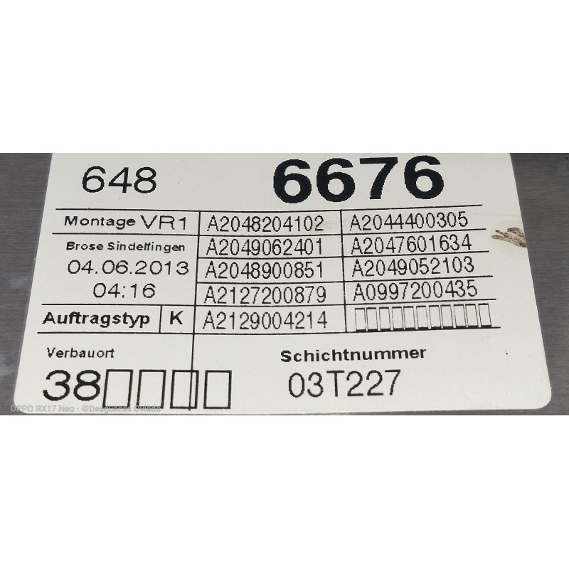 Recambio de elevalunas delantero derecho para mercedes clase c (w204) lim. c 180 cdi blueefficiency (204.000) referencia OEM IAM