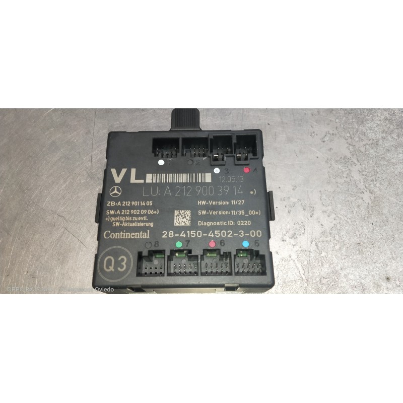 Recambio de modulo electronico para mercedes clase c (w204) lim. c 180 cdi blueefficiency (204.000) referencia OEM IAM A21290039
