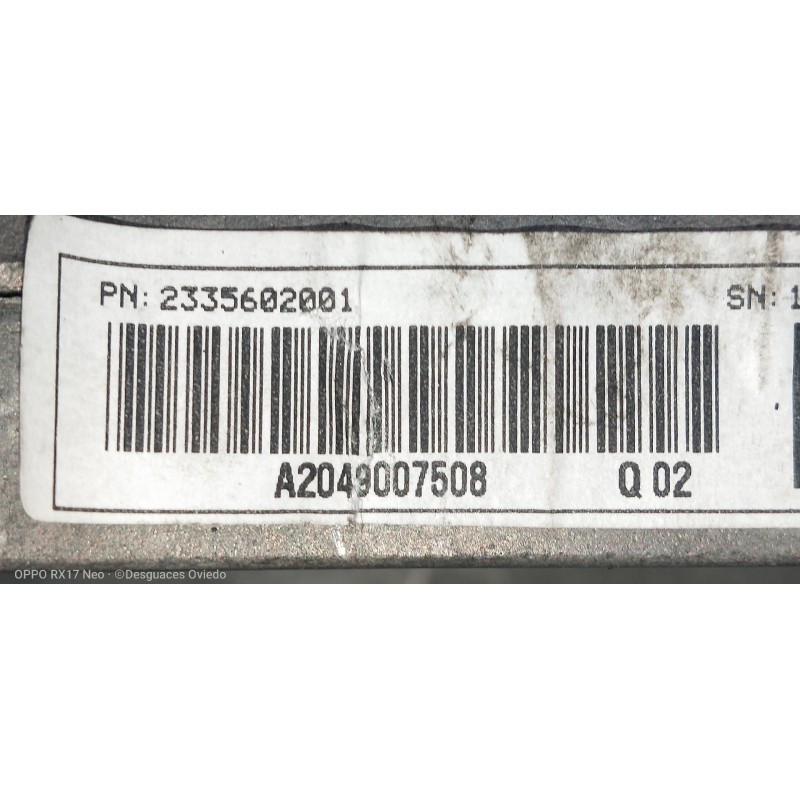 Recambio de pantalla multifuncion para mercedes clase c (w204) lim. c 180 cdi blueefficiency (204.000) referencia OEM IAM A20490