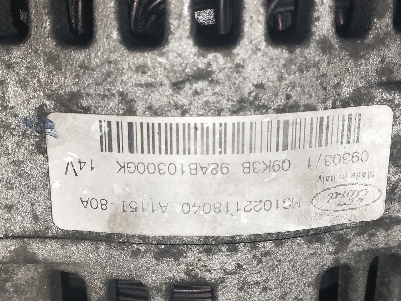 Recambio de alternador para ford focus berlina (cak) ghia referencia OEM IAM Q9K3B98AB10300GK 1022118040 