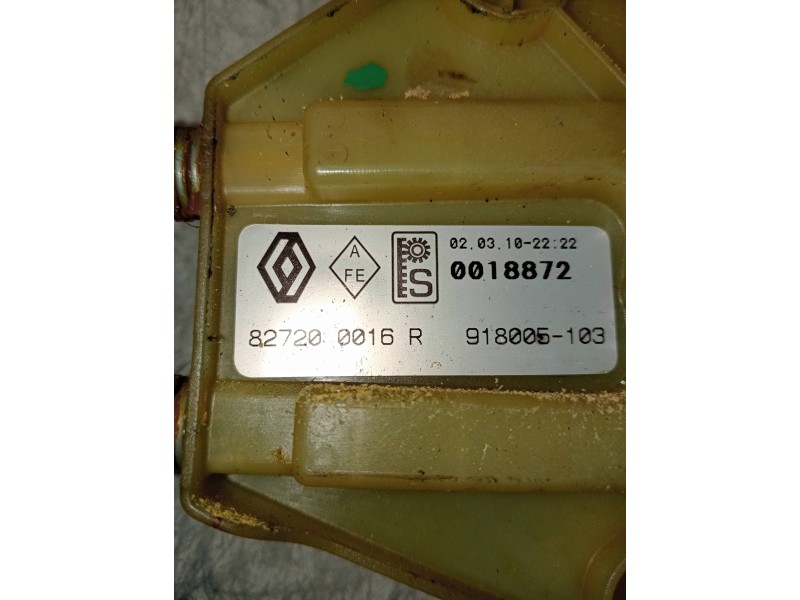 Recambio de elevalunas trasero derecho para renault fluence expression referencia OEM IAM 827200016R 918005103 