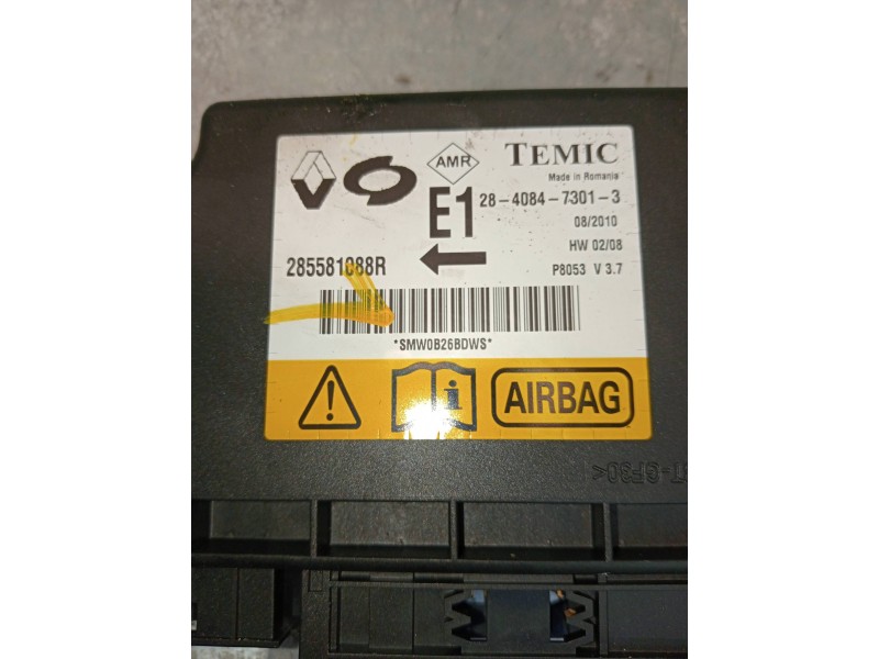Recambio de centralita airbag para renault fluence expression referencia OEM IAM 28408473013 285581088R 