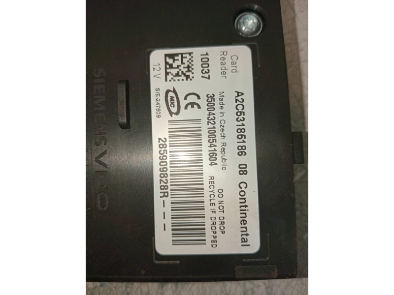 Recambio de conmutador de arranque para renault fluence expression referencia OEM IAM 285909828R A2C5318518608 