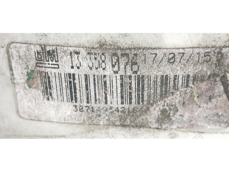 Recambio de piloto trasero derecho interior para opel astra j lim. excellence referencia OEM IAM 13358076  