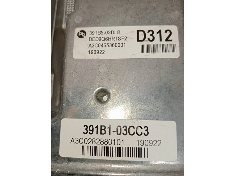 Recambio de centralita motor uce para kia niro business referencia OEM IAM 391B503DL8 A3C0282880101 A3C0465360001 391B103CC3