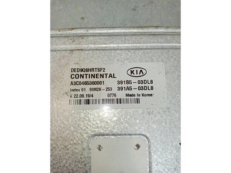Recambio de centralita motor uce para kia niro business referencia OEM IAM 391B503DL8 A3C0282880101 A3C0465360001 391B103CC3