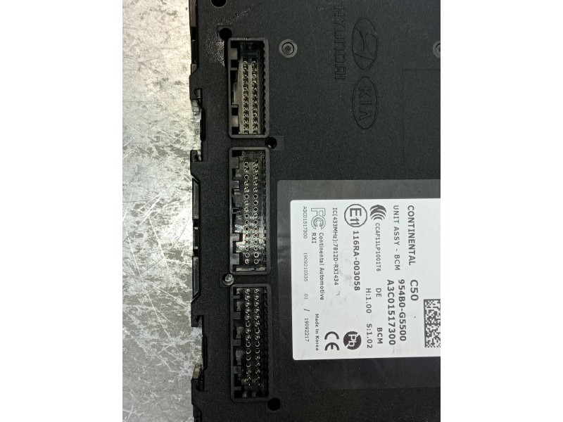Recambio de modulo electronico para kia niro business referencia OEM IAM 954B0G5500 A3C01517300 