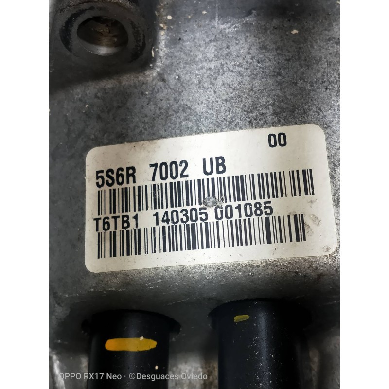 Recambio de caja cambios para ford fiesta (cbk) 1.6 16v cat referencia OEM IAM 5S6R7002UB   Recambio de caja cambios para ford fiesta (cbk) 1.6 16v cat referencia OEM IAM 5S6R7002UB