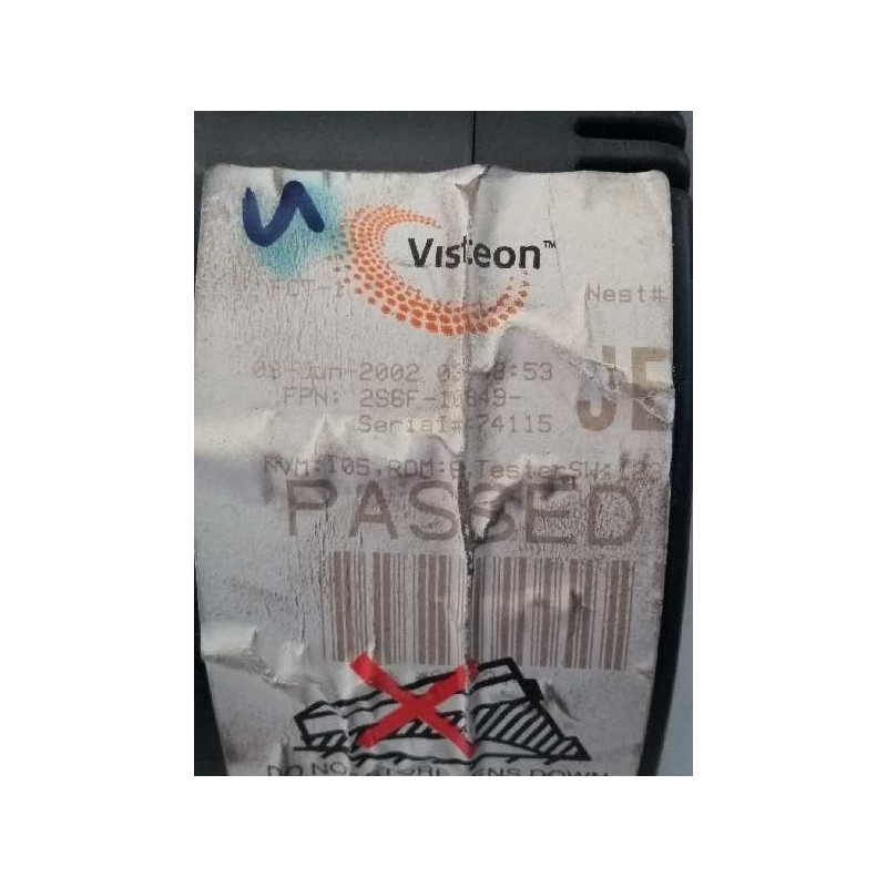 Recambio de cuadro instrumentos para ford fiesta (cbk) 1.4 16v cat referencia OEM IAM 2S6F10849 JE 