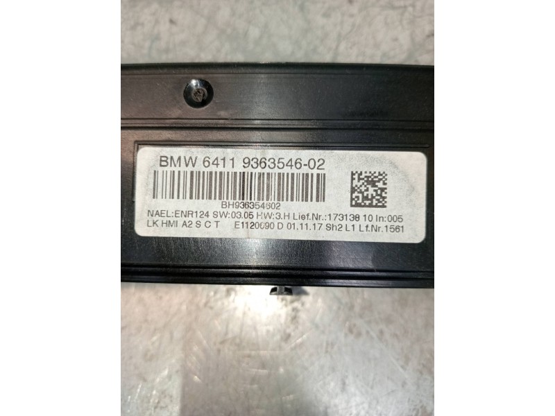 Recambio de mando calefaccion / aire acondicionado para bmw serie 2 coupe (f22) m240i referencia OEM IAM 6411936354602 BH9363546