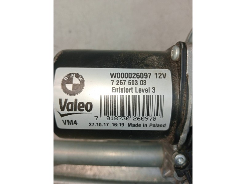 Recambio de motor limpia delantero para bmw serie 2 coupe (f22) m240i referencia OEM IAM 726750303 W000026097, 