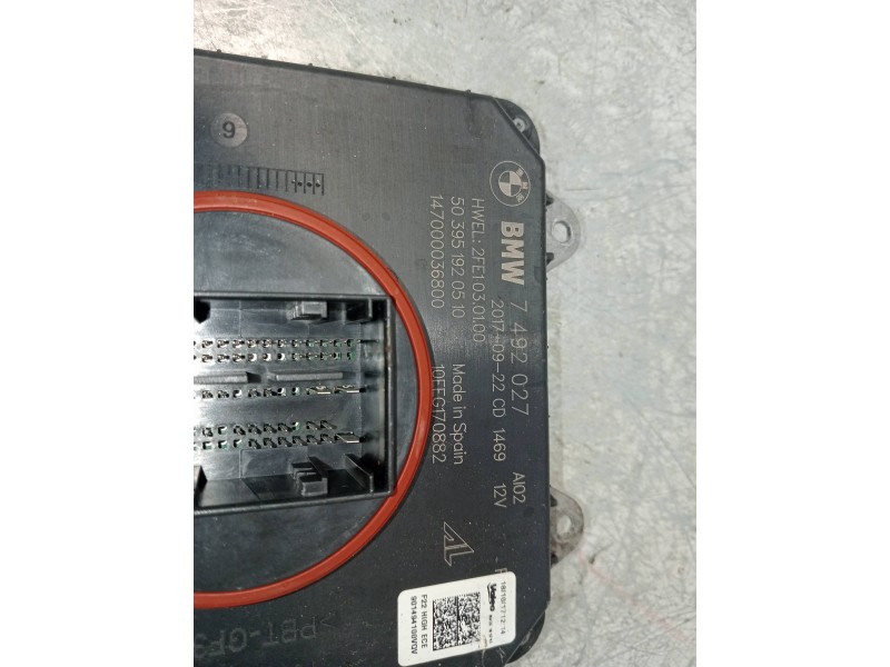 Recambio de centralita faros xenon para bmw serie 2 coupe (f22) m240i referencia OEM IAM 7492027 503951920510 147000036800