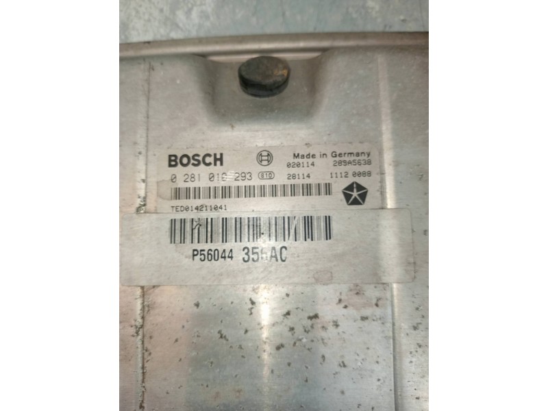 Recambio de centralita motor uce para jeep gr.cherokee (wj/wg) 2.7 crd laredo referencia OEM IAM 0281012293 P56044356AC 