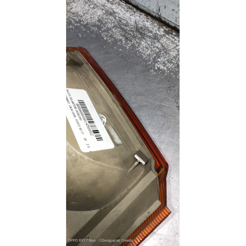 Recambio de piloto delantero derecho para ford transit, caja cerr. corto 95 ft 80 2.5 referencia OEM IAM 95VG13368AA VER FOTOS P