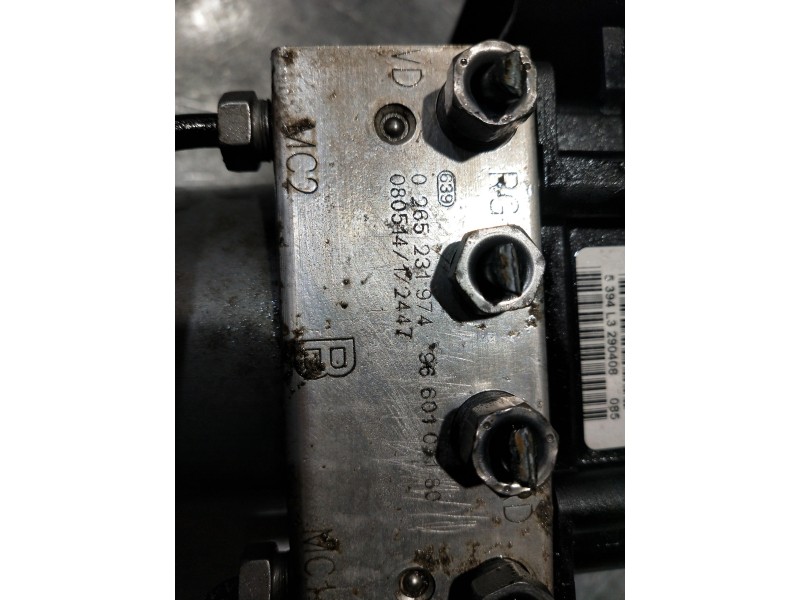 Recambio de abs para citroen berlingo 1.6 hdi 92 multispace referencia OEM IAM 9665701080 0265231974 0265800650
