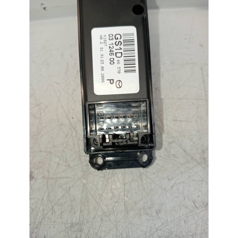 Recambio de mando elevalunas delantero derecho para mazda 6 lim. (gh) 2.0 crtd 140cv active (5-ptas.) referencia OEM IAM GS1D031