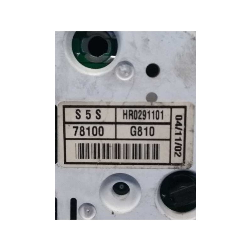 Recambio de cuadro instrumentos para honda civic berlina 3 (ep1/2) 1.6 vtec cat (d 16 v 1) referencia OEM IAM HR0291101 78100G81