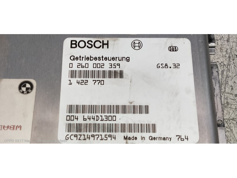 Recambio de centralita cambio automatico para bmw serie 5 berlina (e39) 525tds referencia OEM IAM 0260002359 1422770 004644DL300
