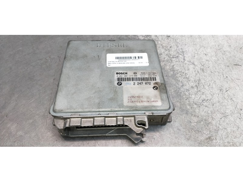 Recambio de centralita motor uce para bmw serie 5 berlina (e39) 525tds referencia OEM IAM 0281001373 2247072 