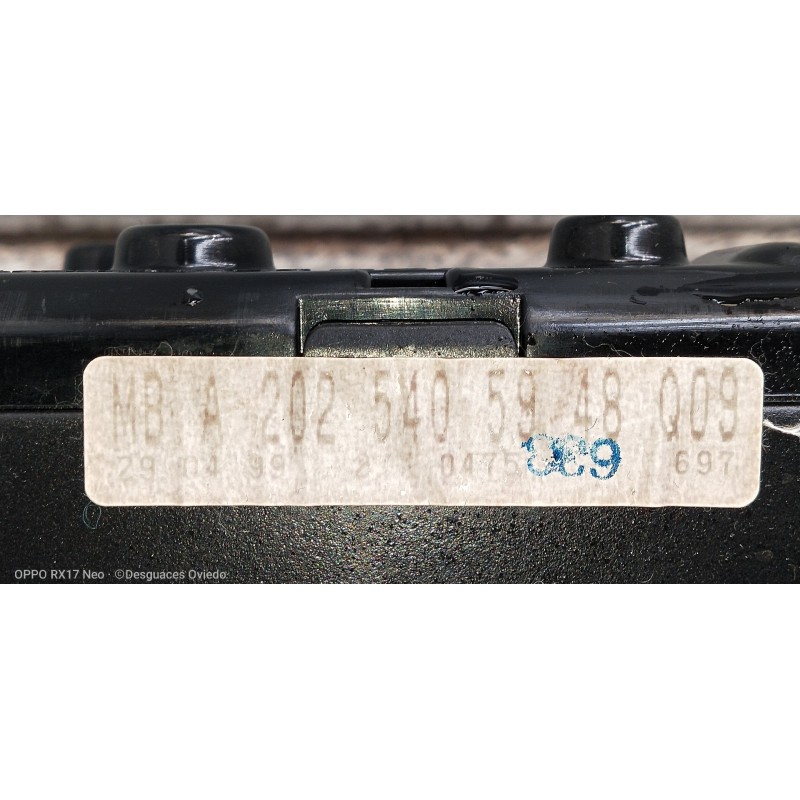 Recambio de cuadro instrumentos para mercedes clase c (w202) berlina 180 (202.018) referencia OEM IAM A2025405948Q09  